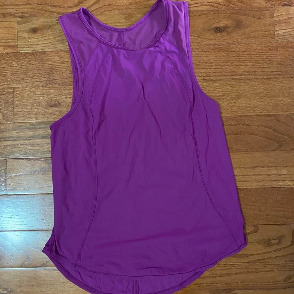 Lululemon Sculpt Tank Top Size 4 — Purple